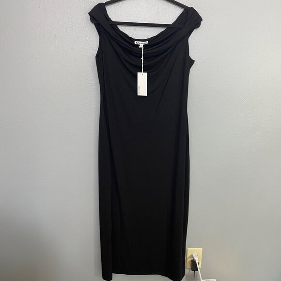 Reformation Dresses & Skirts - REFORMATION jamen knit midi dress in black size XL